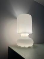 IKEA lykta vintage jaren 90 tafellamp wit, Huis en Inrichting, Lampen | Tafellampen, Ophalen, Zo goed als nieuw, Glas, Minder dan 50 cm