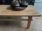 Chinese elmwood salon tafel bankje oosters sleets imperfect, Ophalen