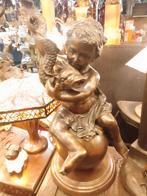 Zwaar brons beeld hoogte 76 cm bieden van af 750 euro, Ophalen