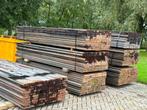 Her- gebruikte azobe h.h. damwandplanken en prolock damwand, Doe-het-zelf en Verbouw, Ophalen, Zo goed als nieuw, Balk, Overige houtsoorten