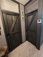Steigerhouten deuren, Doe-het-zelf en Verbouw, Deuren en Horren, Ophalen, Zo goed als nieuw, Binnendeur, 200 tot 215 cm