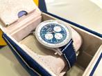 Breitling Navitimer 41mm Blauw/Diamant Nieuw 2025, Sieraden, Tassen en Uiterlijk, Horloges | Heren, Ophalen, Staal, Breitling