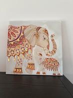 Olifant Schilderij - Nieuw, Ophalen of Verzenden, Nieuw, Schilderij, Minder dan 50 cm