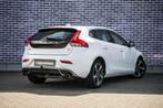 Volvo V40 1.6 T3 R-Design | Trekhaak | Navigatie | Parkeerse, Auto's, Voorwielaandrijving, Gebruikt, 4 cilinders, Wit