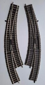 Fleischmann profi-gleis meegebogen wissels, Hobby en Vrije tijd, Modeltreinen | H0, Gelijkstroom, Fleischmann, Rails, Ophalen of Verzenden