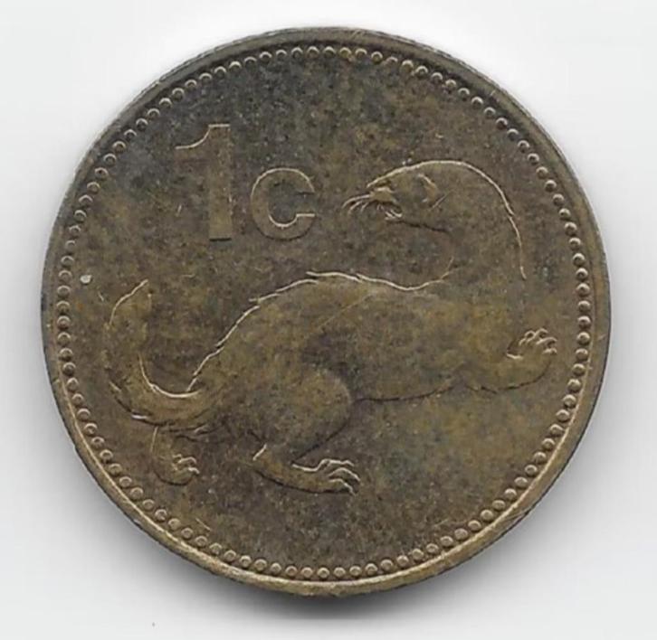 Malta 1 cent 2001 KM# 93, Postzegels en Munten, Munten | Europa | Niet-Euromunten, Losse munt, Overige landen, Verzenden