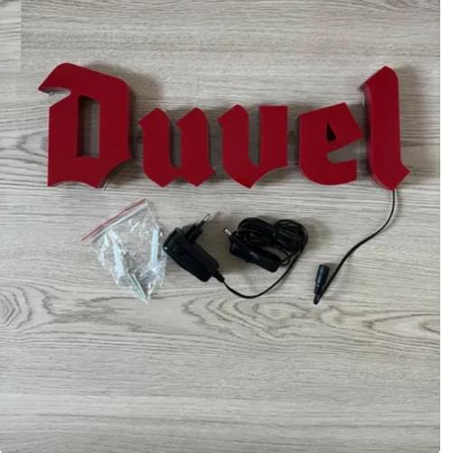 bierverlichting Duvel, Verzamelen, Merken en Reclamevoorwerpen, Nieuw, Lichtbak of (neon) lamp, Ophalen of Verzenden