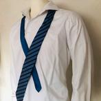 Profuomo stropdas - 100% zijde - Italy made, Met patroon, Verzenden, Blauw, Profuomo