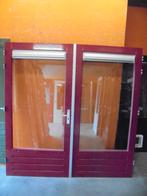 Openslaande tuindeuren dubbelglas, 208,5 x 211,5 (nr. QQ043), Doe-het-zelf en Verbouw, Deuren en Horren, Ophalen, 120 cm of meer