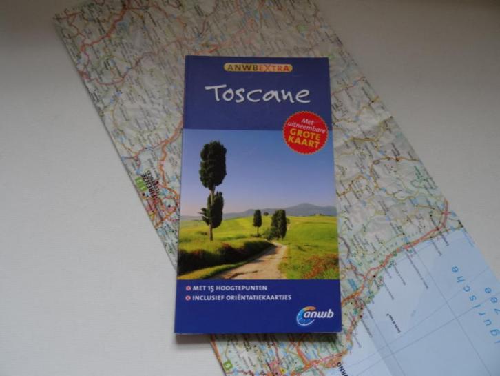 anwb extra reisgids Toscane , + uitneembare wegenkaart, Boeken, Reisgidsen, Zo goed als nieuw, Reisgids of -boek, Europa, ANWB