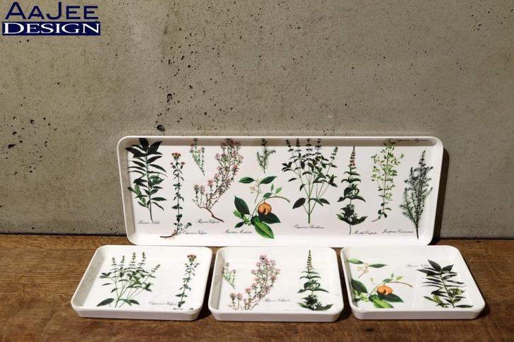 Mebel Italy Melamine Set – Model V18 – Botanica, Huis en Inrichting, Woonaccessoires | Dienbladen, Gebruikt, Overige materialen