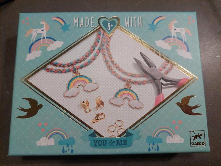 Djeco DIY Sieraden Set - You & Me, Hobby en Vrije tijd, Kralen en Sieraden maken, Nieuw, Bedel, Ophalen of Verzenden