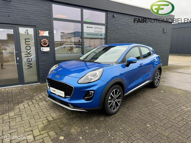 Ford Puma 1.0 EcoBoost Hybrid Titanium X First Edition, Auto's, Ford, Bedrijf, Te koop, Puma, ABS, Achteruitrijcamera, Adaptive Cruise Control