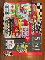 Puzzel hulpdiensten 5 in 1, Ophalen of Verzenden, Zo goed als nieuw, Jongen of Meisje