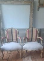 2 fauteuils ca 1750 lodewijk 15e PATINA!!!, Ophalen