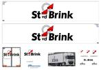 Vrachtauto decal 1:50 St v d Brink Ermelo ( type 2 ), Hobby en Vrije tijd, Modelauto's | 1:50, Verzenden, Nieuw, Bus of Vrachtwagen
