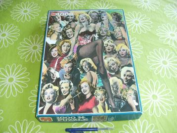 Marilyn Monroe - Jumbo puzzel - 1000 stukjes beschikbaar voor biedingen