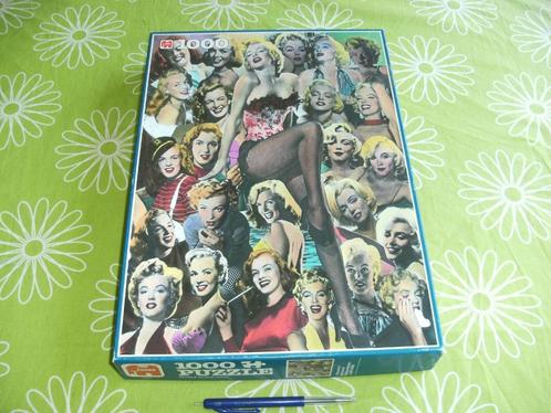 Marilyn Monroe - Jumbo puzzel - 1000 stukjes, Hobby en Vrije tijd, Denksport en Puzzels, Gebruikt, Legpuzzel, 500 t/m 1500 stukjes