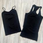 Zwarte basic hemdjes tops, Zwart, Ophalen of Verzenden, Zo goed als nieuw, Maat 36 (S)