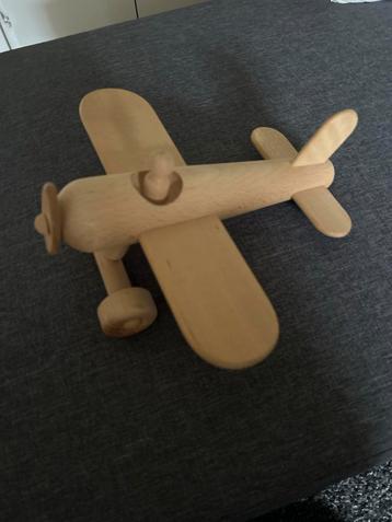Houten Speelgoed Vliegtuig 26 cm x 26 cm beschikbaar voor biedingen