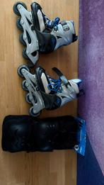 Kinder skeelers maat 30-33 + beschermers, Kinderen, Ophalen of Verzenden, Inline skates 4 wielen, Verstelbaar