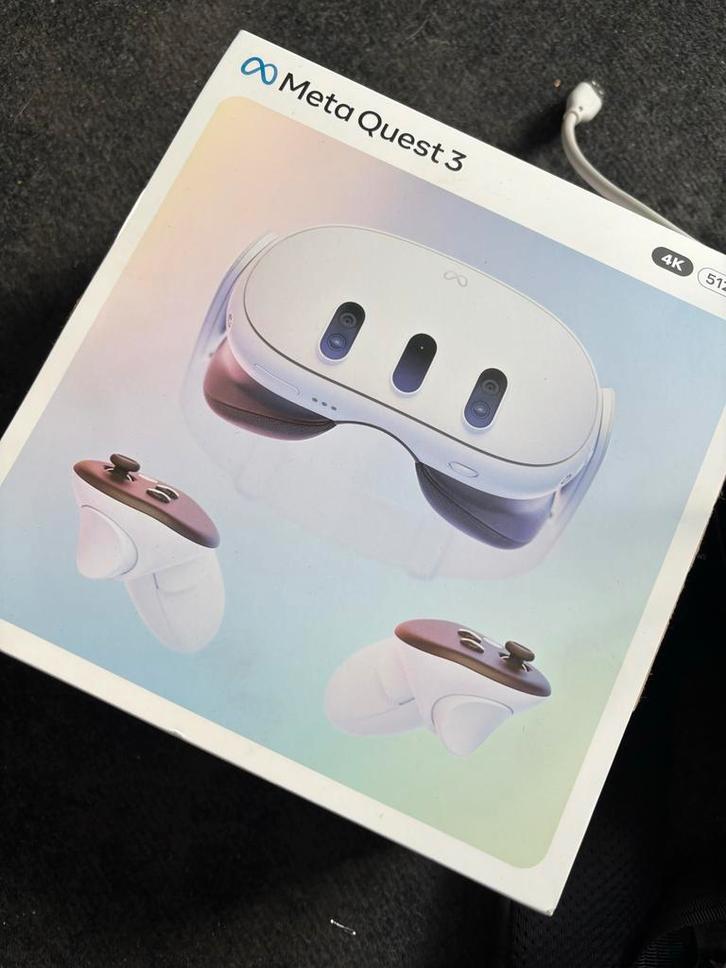 Meta Quest 3 512GB + BoboVR S3 Pro + Extra's, Spelcomputers en Games, Virtual Reality, Zo goed als nieuw, Overige platformen, VR-bril