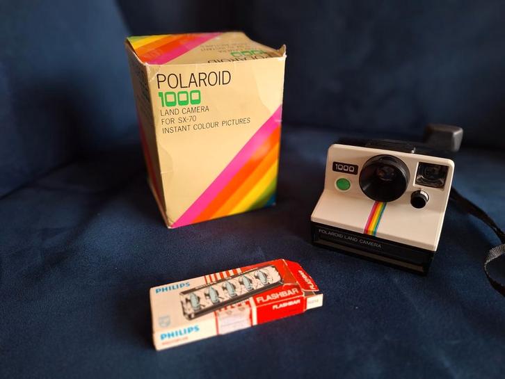 Polaroid 1000 Land camera SX 70, Audio, Tv en Foto, Fotocamera's Analoog, Gebruikt, Polaroid, Polaroid, Ophalen