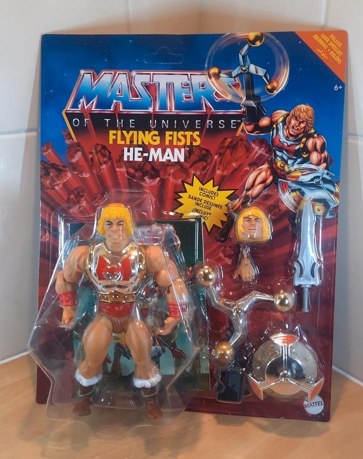 MOTU FLYING FISTS HE-MAN Origins Masters of the Universe, Verzamelen, Poppetjes en Figuurtjes, Nieuw, Ophalen of Verzenden