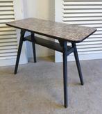 Prachtig vintage retro tafeltje, Ophalen, Gebruikt, 100 tot 150 cm, Kunststof