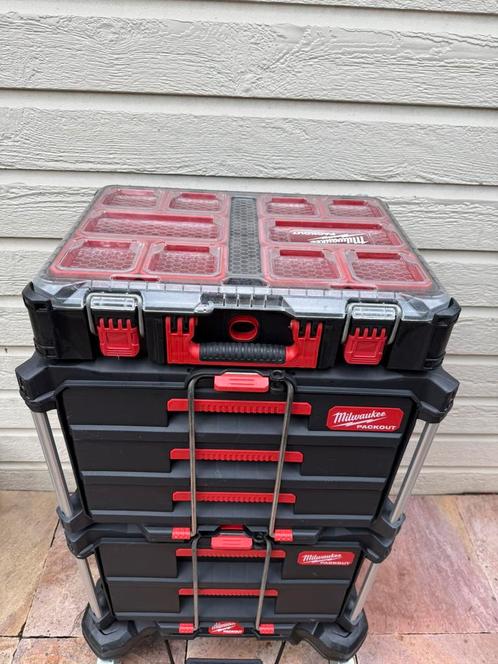 Milwaukee Packout Organizer - 500 x 380 x 120mm ZGAN, Doe-het-zelf en Verbouw, Gereedschapskisten, Zo goed als nieuw, Ophalen of Verzenden