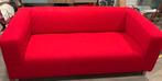 Rode IKEA Klippan hoes voor bank - Zeer goede staat!, 150 tot 200 cm, Tweepersoons, 75 tot 100 cm, Ophalen of Verzenden