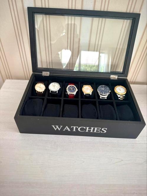 Set horloges te koop! (Breitling, Cyma, Tissot etc), Sieraden, Tassen en Uiterlijk, Horloges | Heren, Zo goed als nieuw, Polshorloge