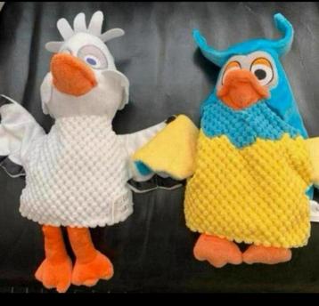 Diverse Handpoppen: 2x Fabeltjeskrant- 1x Ariël /Beer NIEUW beschikbaar voor biedingen