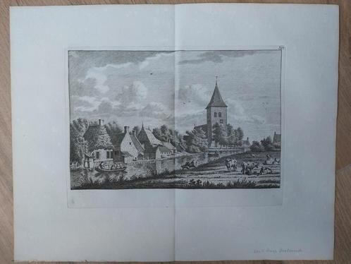 321 / Oosterend op Terschelling - Unieke gravure, Antiek en Kunst, Kunst | Etsen en Gravures, Ophalen of Verzenden