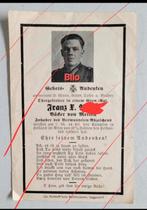 Sterbebild Obergefr.Inf.Rgt 302- Mierlo NB -1944 Holland WO2, Ophalen of Verzenden, Bidprentje