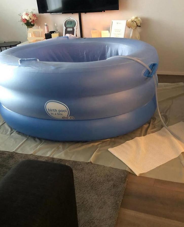 Twee persoons bevalbad + gehele bevalpakket TE HUUR!, Boeken, Zwangerschap en Opvoeding, Zo goed als nieuw, Zwangerschap en Bevalling