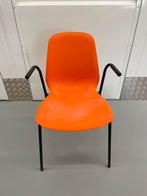 Oranje vintage retro stoel, Huis en Inrichting, Stoelen, Ophalen, Zo goed als nieuw, Overige kleuren, Eén