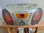 Radio CD, Cassette en Disco verlichting in een, Audio, Tv en Foto, Radio's, Ophalen of Verzenden, Zo goed als nieuw, Radio, Met cd-speler