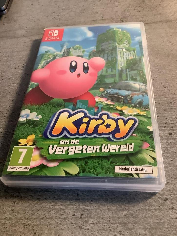 Kirby en de Vergeten Wereld, Spelcomputers en Games, Games | Nintendo Switch, Zo goed als nieuw, Avontuur en Actie, 2 spelers