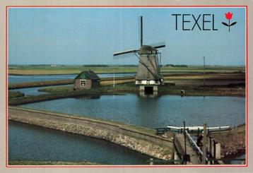 (NH562) Ansichtkrt Texel Oosterend molen 't Noorden 12x17cm beschikbaar voor biedingen