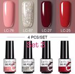4 stuks/set gellak 7ml. Nagels/ Nailart/ Nagelstyliste., Ophalen of Verzenden, ., ., .