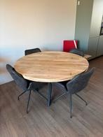 Ronde eettafel ø140cm, Huis en Inrichting, Tafels | Eettafels, Ophalen, Zo goed als nieuw, Rond, 100 tot 150 cm