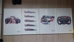 Formule 1 posters Max Verstappen (Giorgio Piola), Ophalen of Verzenden, Gebruikt, Formule 1