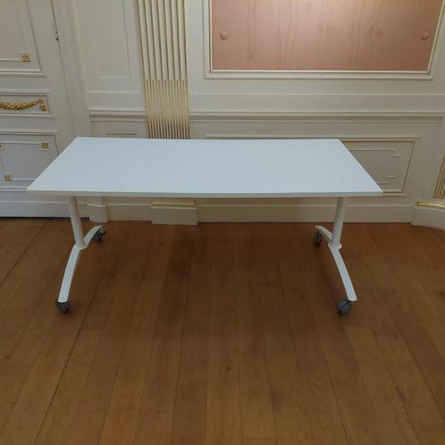 Klaptafel / vouwtafel / tafel op wielen 160x80xH74 cm, 3 st, Huis en Inrichting, Tafels | Eettafels, Gebruikt, 50 tot 100 cm, 150 tot 200 cm