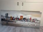 Modern schilderij-stadsgezicht op canvas (150 *61 cm), Antiek en Kunst, Kunst | Schilderijen | Abstract, Ophalen