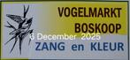 Vogelmarkt Boskoop Zang en Kleur 6 December 2025, Ophalen, Nieuw, Hout, Overige typen