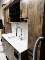 Luxe Kapper/Chemiekast/Verfkast, Huis en Inrichting, Ophalen, Bruin, Overige typen, Zo goed als nieuw