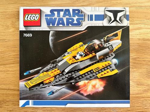 7669 LEGO Star Wars The Clone Wars Anakin's Jedi Starfighter, Kinderen en Baby's, Speelgoed | Duplo en Lego, Zo goed als nieuw