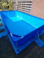 Zeer nette opzetzwembad, Tuin en Terras, Ophalen, Zo goed als nieuw, Opzetzwembad, Rechthoekig