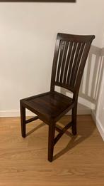 4 teakhouten eettafel stoelen, Huis en Inrichting, Tafels | Eettafels, Ophalen, Gebruikt, Koloniaal, Teakhout